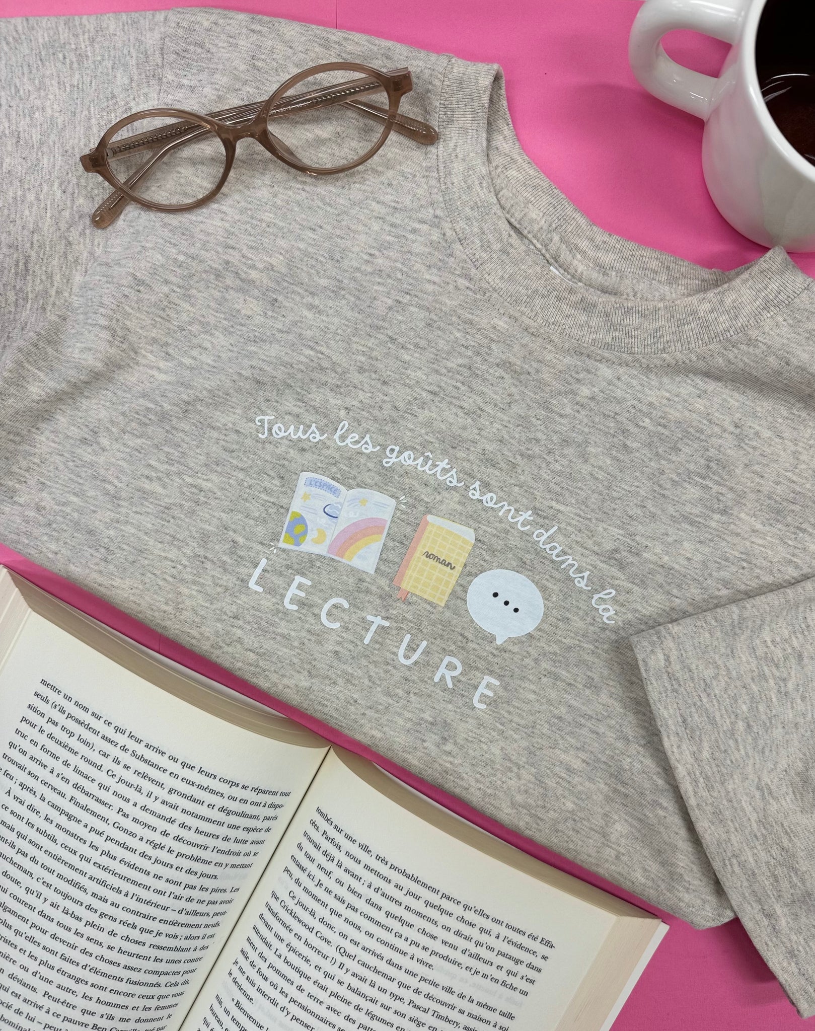 PRÉCOMMANDE Manches courtes « Tous les goûts sont dans la lecture »