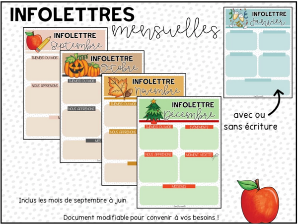 2025-2026 INFOLETTRES-MENSUELLES + CALENDRIERS