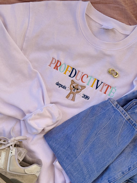 PRÉCOMMANDE Crewneck PROFDUCTIVITÉ