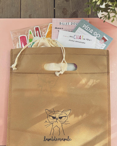 Sac cadeau réutilisable non tissé Lapetitecrapule